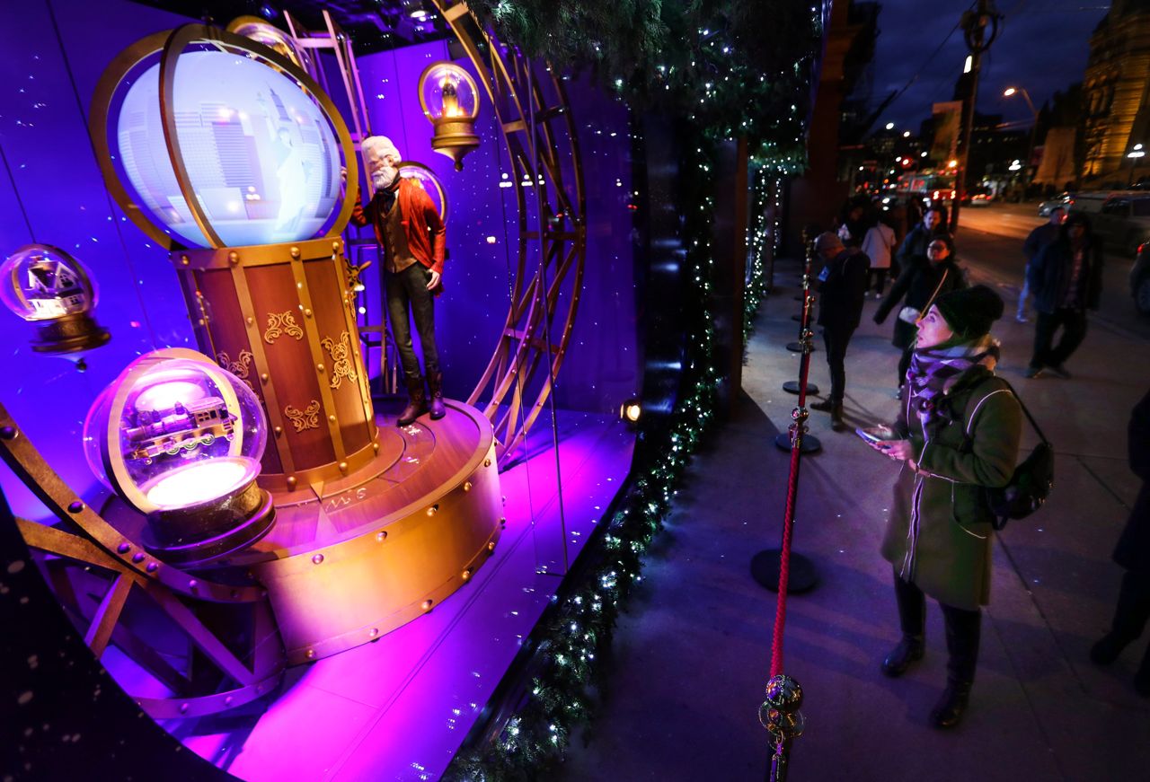 It's a Christmas mystery: Who bought the Hudson’s Bay holiday windows?