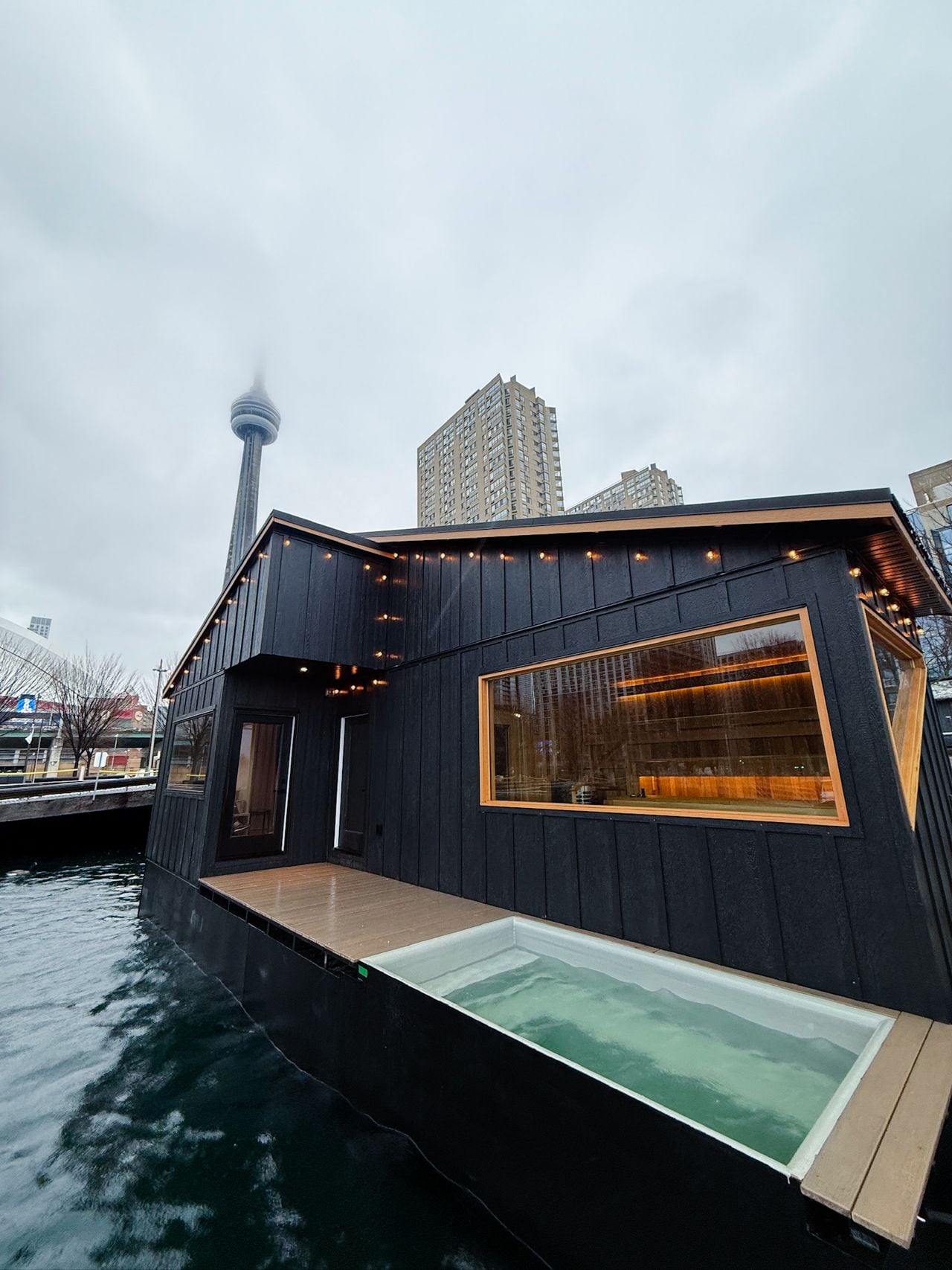 A bougie new floating sauna just opened near the waterfront