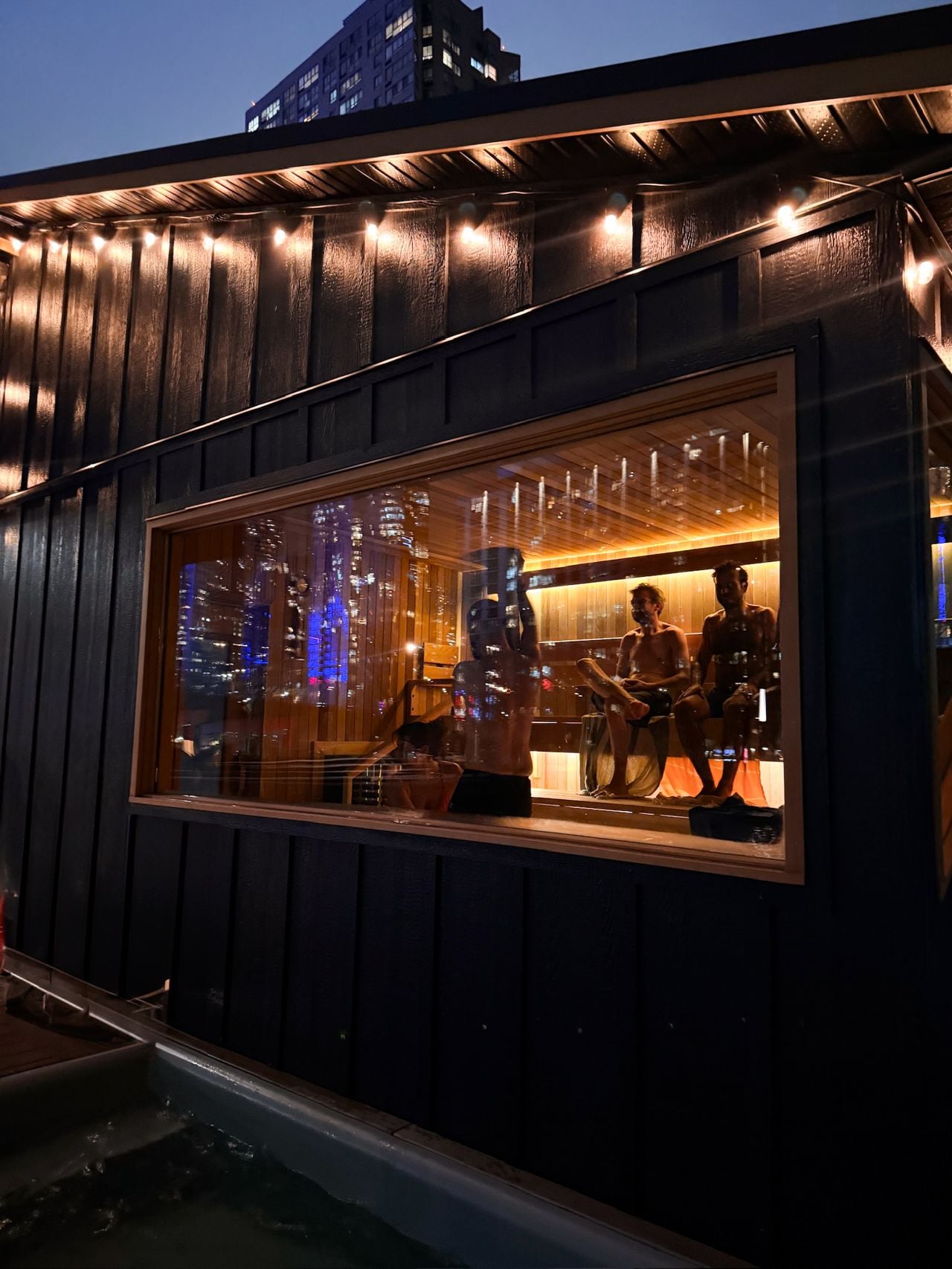 A bougie new floating sauna just opened near the waterfront