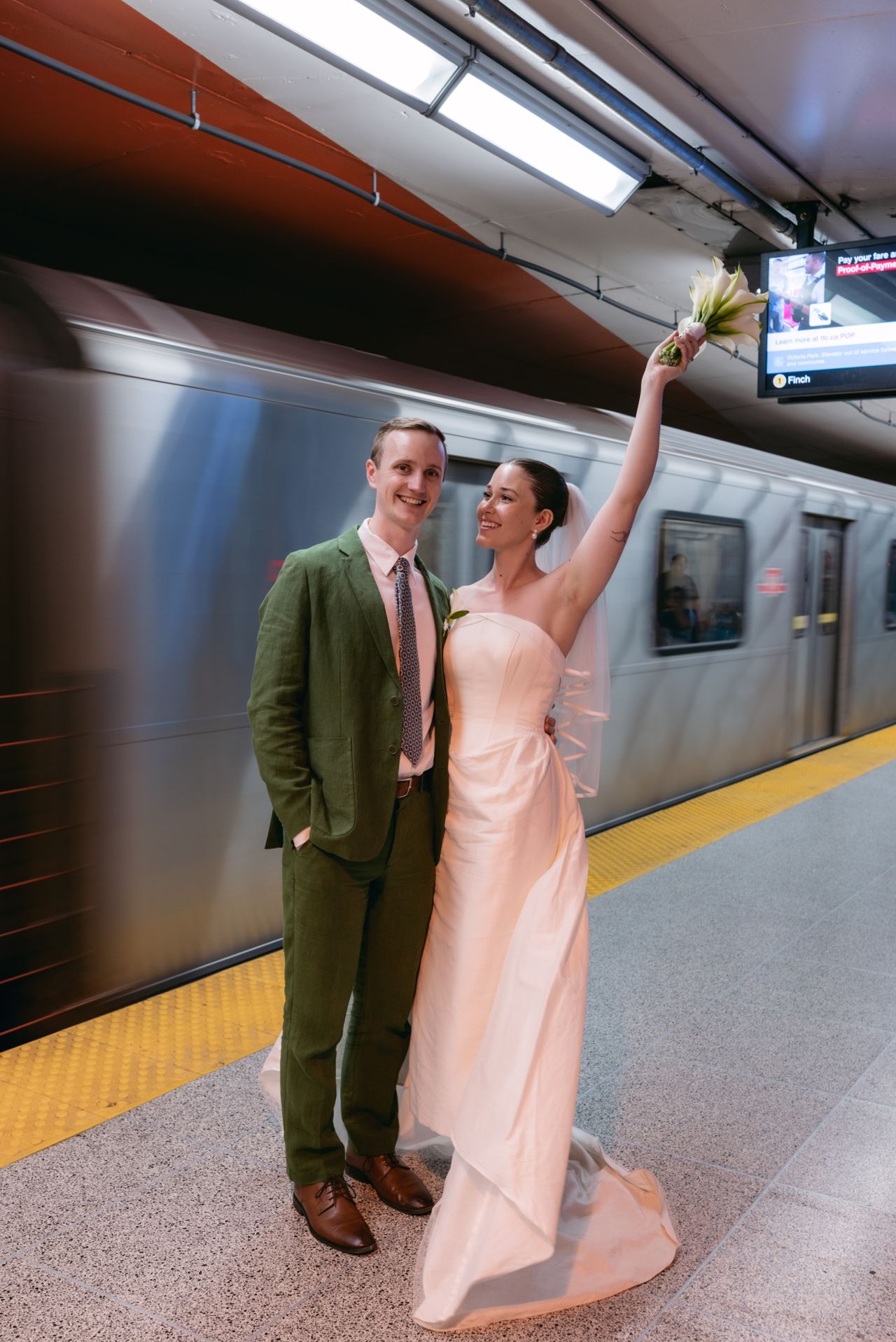 Real Weddings: Inside the city hall wedding of two TTC superfans