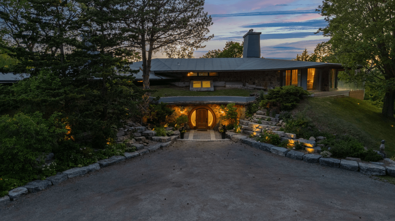 $8.3 million for an estate in King with a hobbit door inspired by Frank Lloyd Wright