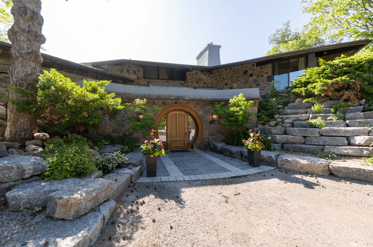 $8.3 million for an estate in King with a hobbit door inspired by Frank Lloyd Wright