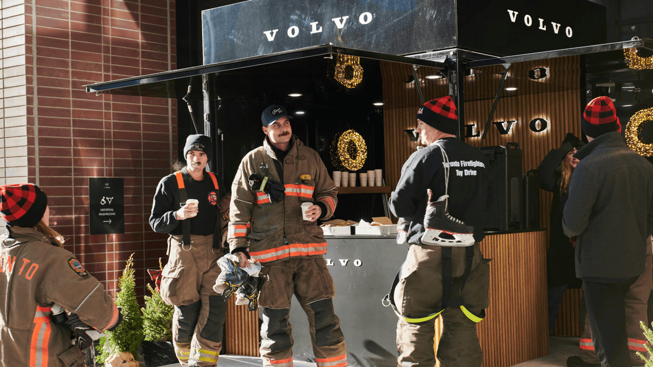 Step into Volvo’s Holiday Safely activation at The Well