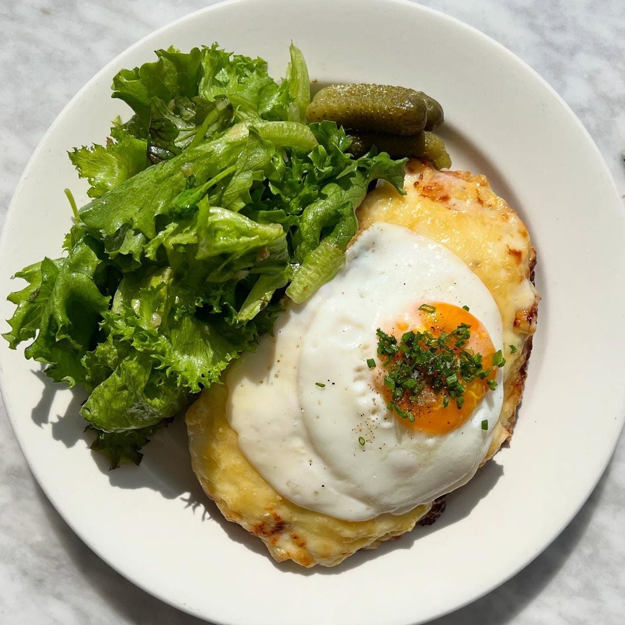 The croque monsieur at Manita