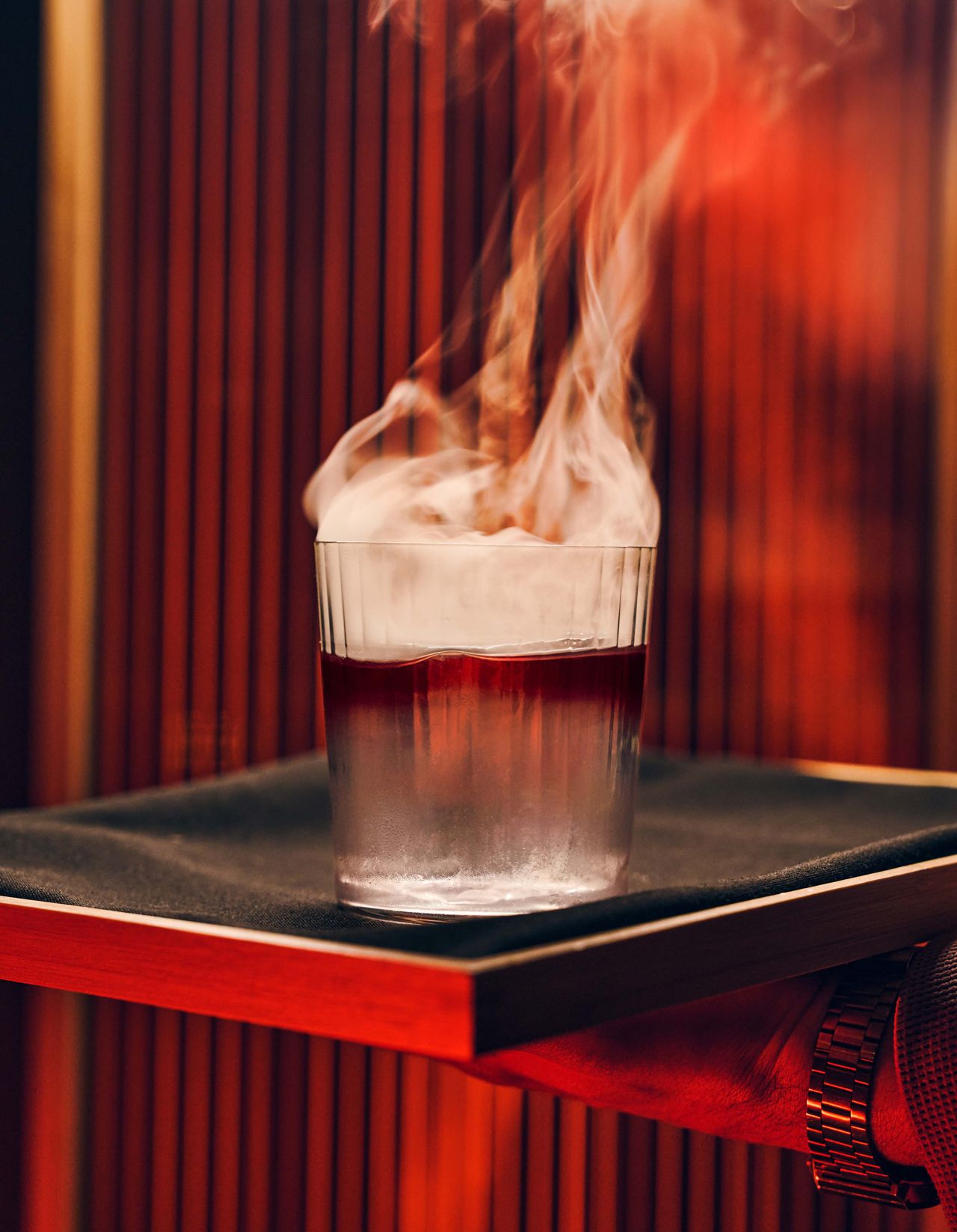 A smoking cocktail