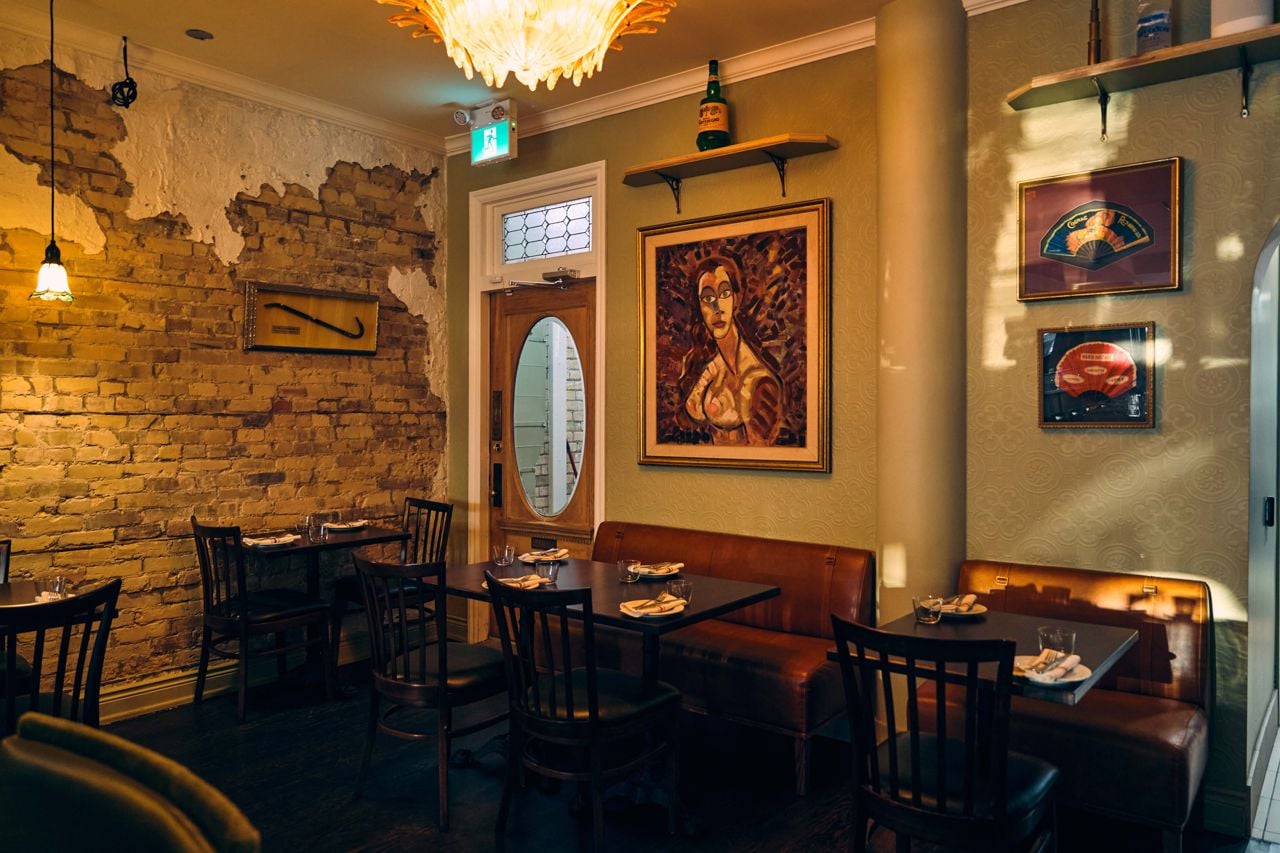 The back of Seahorse Restaurant's dining room