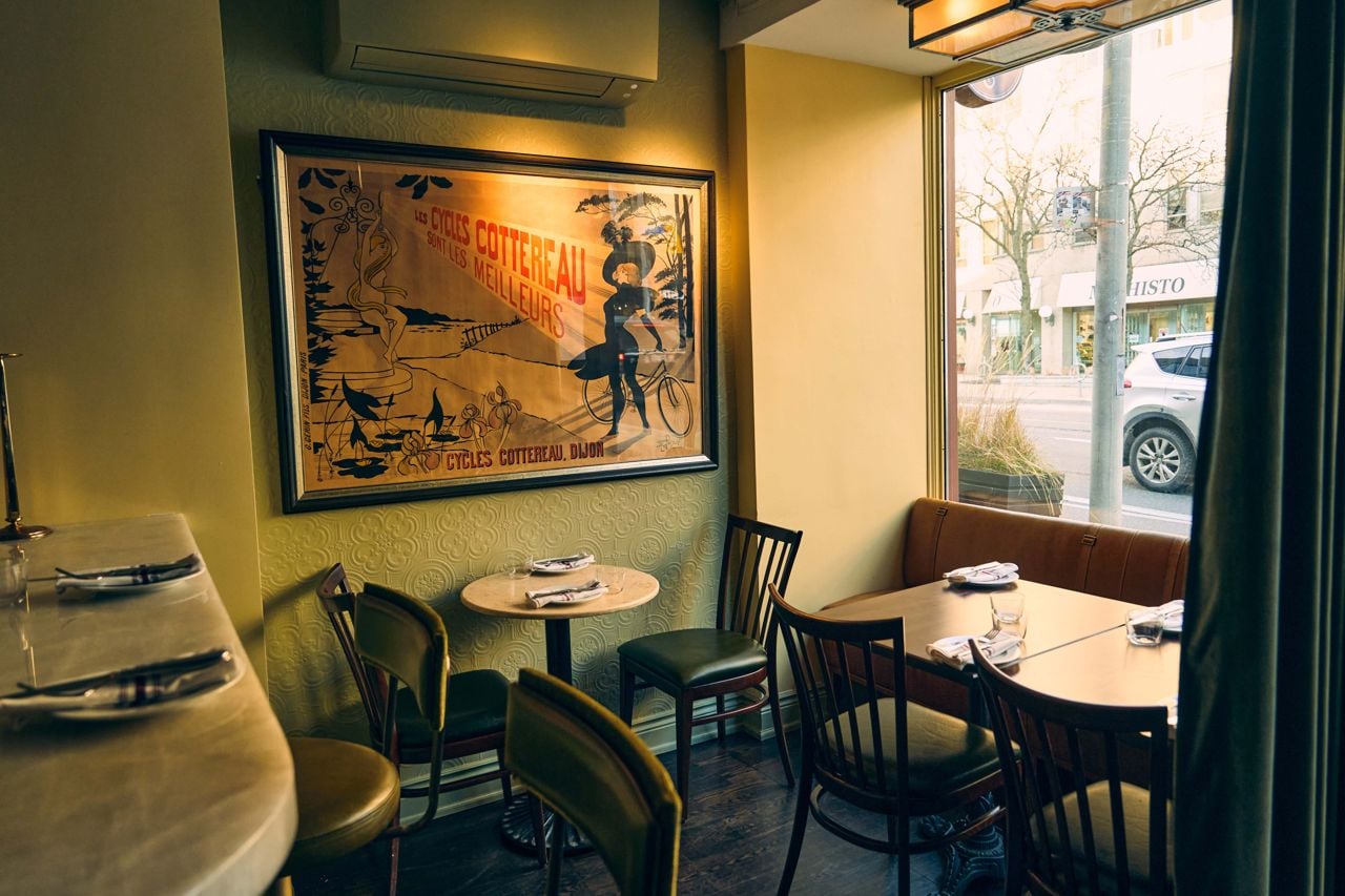 The front of the dining room at Seahorse Restaurant