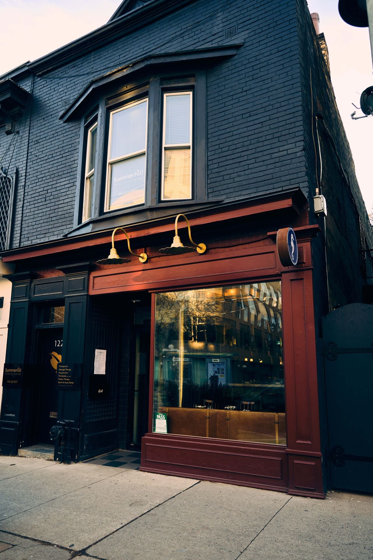 The exterior of Seahorse Restaurant