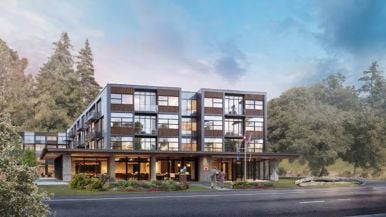 A Toronto architecture firm wants to build residential units on top of a Royal Canadian Legion in Bala