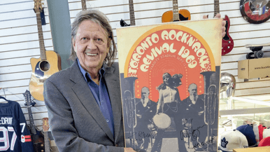 This legendary Toronto music promoter opened an art gallery for his rock memorabilia