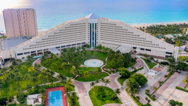 Gorgeous beach views and oceanside delights await at Iberostar in Cancún