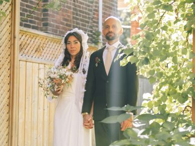 Inside the epicurean backyard wedding of two pasta-loving gourmands