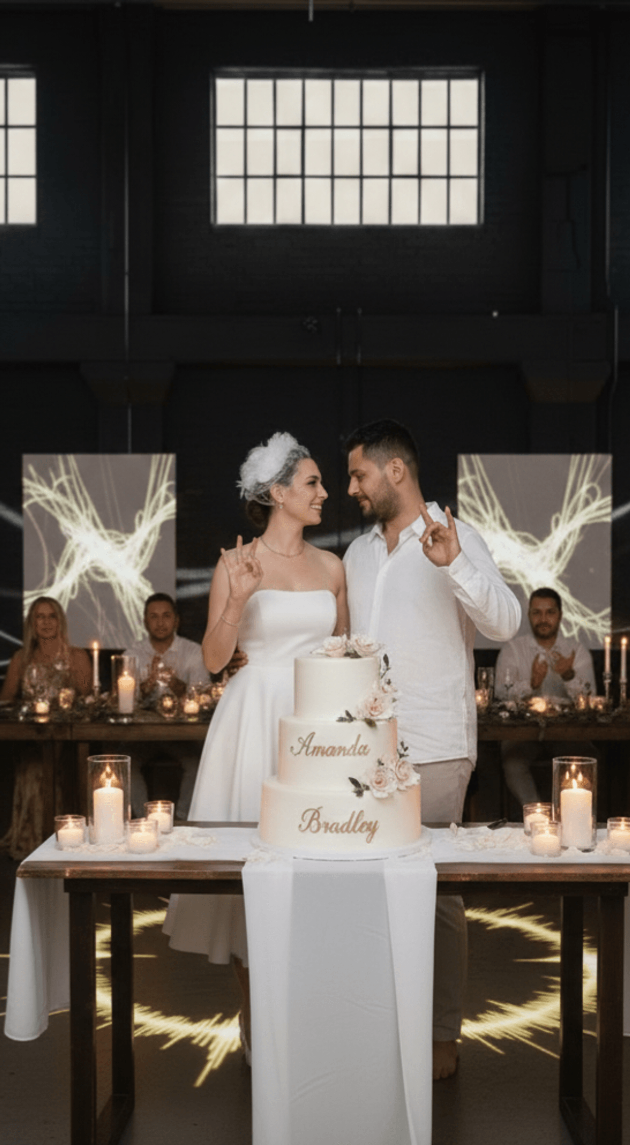 Inside the silent, sensory-experience wedding of a Deaf bride and groom