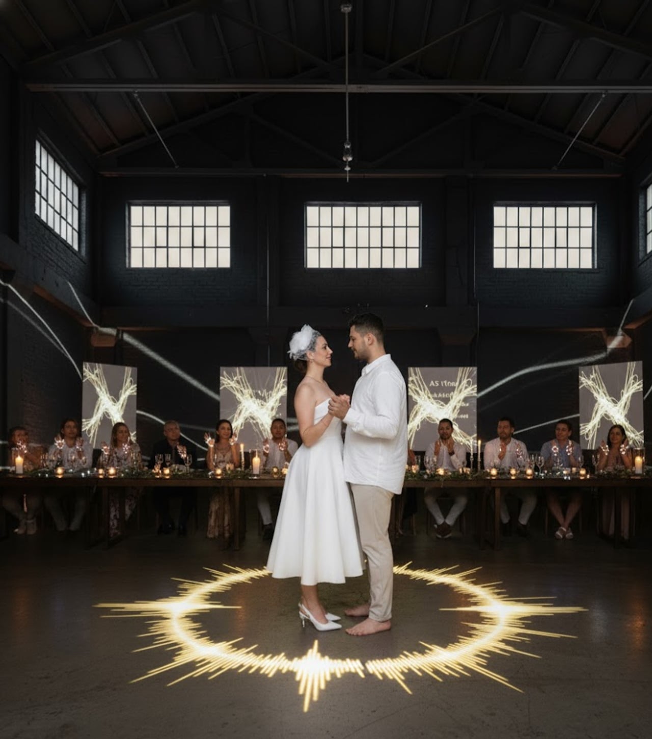 Inside the silent, sensory-experience wedding of a Deaf bride and groom