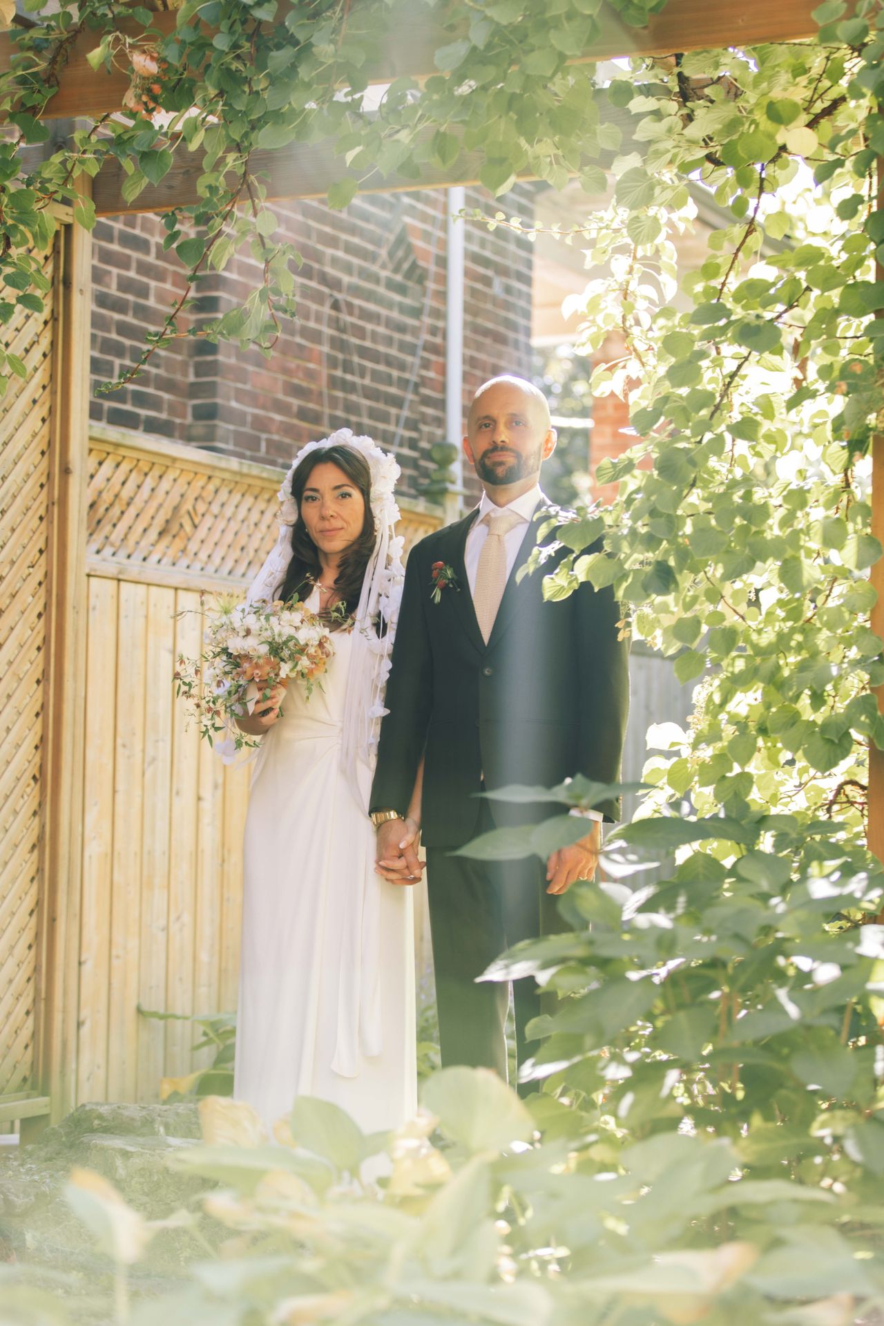 Inside the epicurean backyard wedding of two pasta-loving gourmands