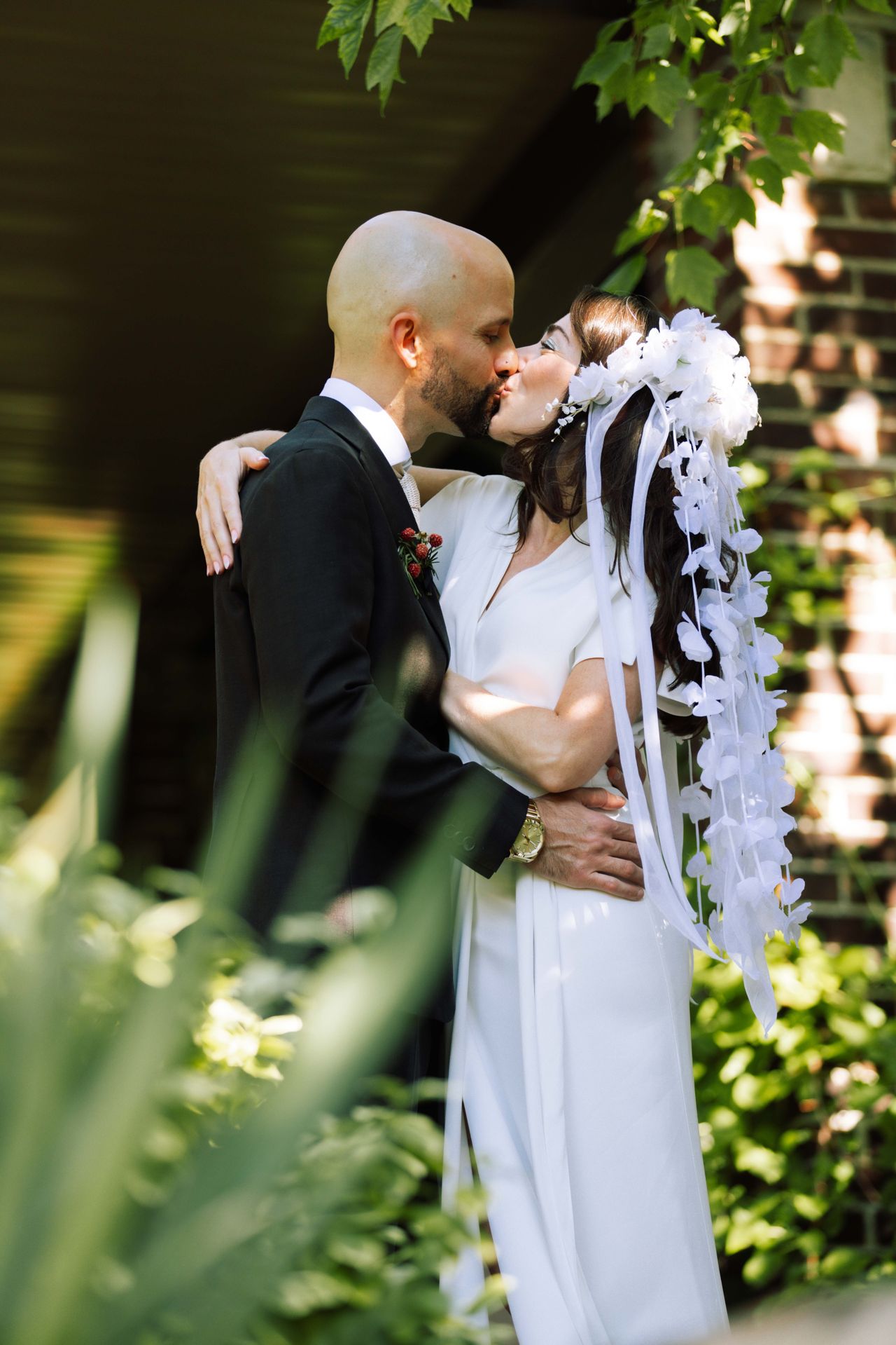 Inside the epicurean backyard wedding of two pasta-loving gourmands