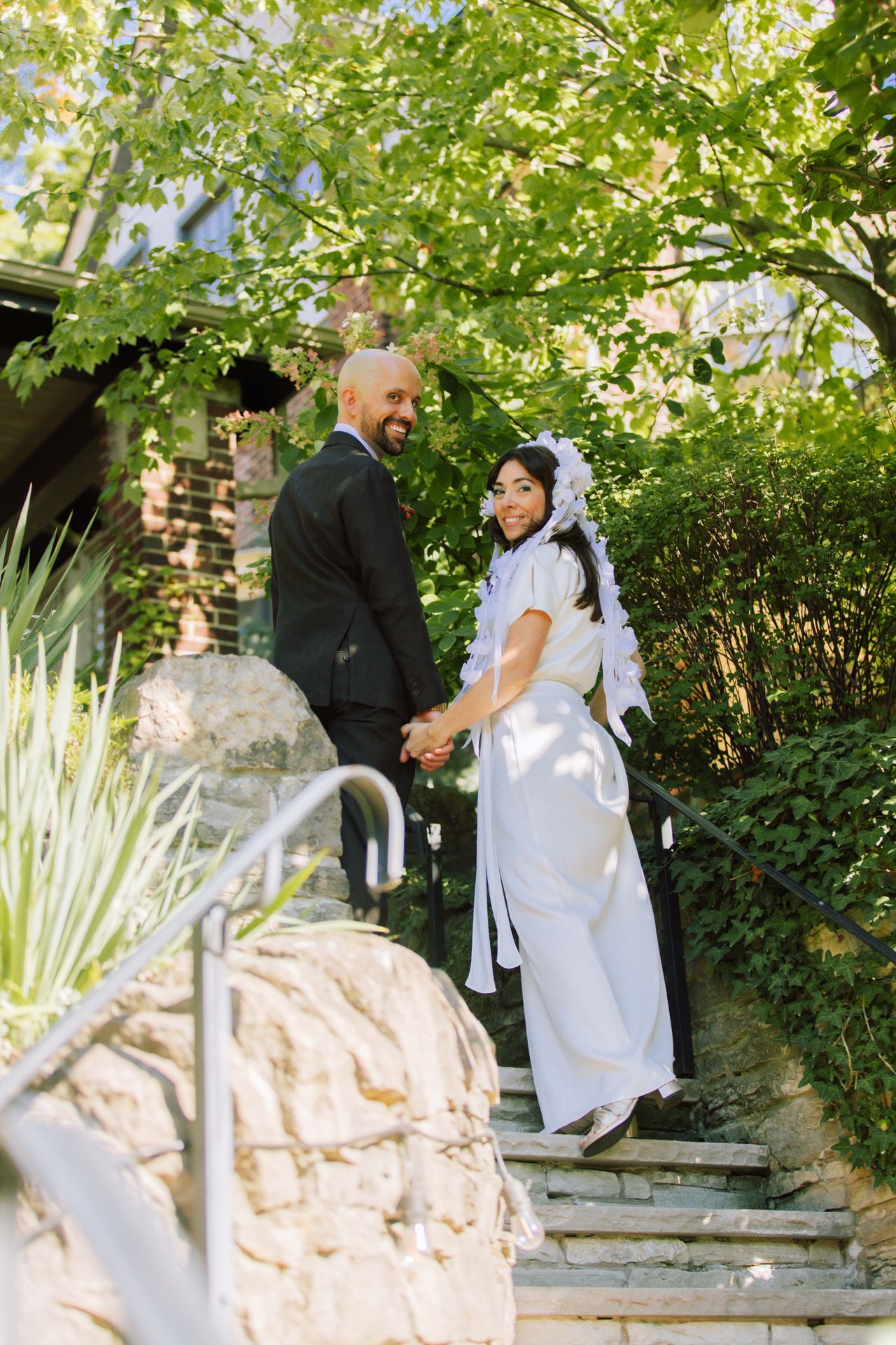 Inside the epicurean backyard wedding of two pasta-loving gourmands