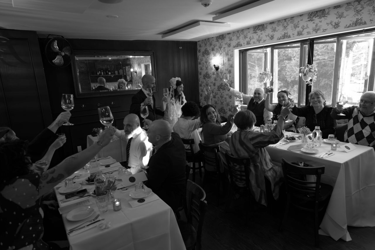 Inside the epicurean backyard wedding of two pasta-loving gourmands