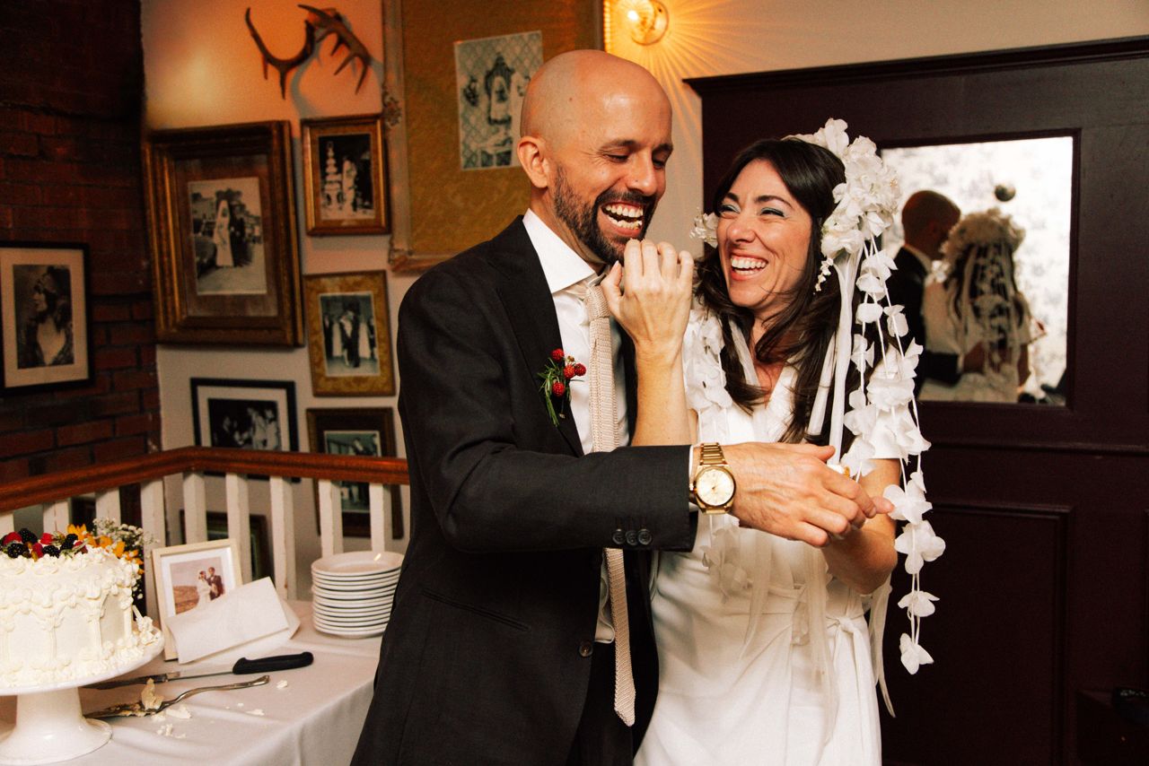 Inside the epicurean backyard wedding of two pasta-loving gourmands