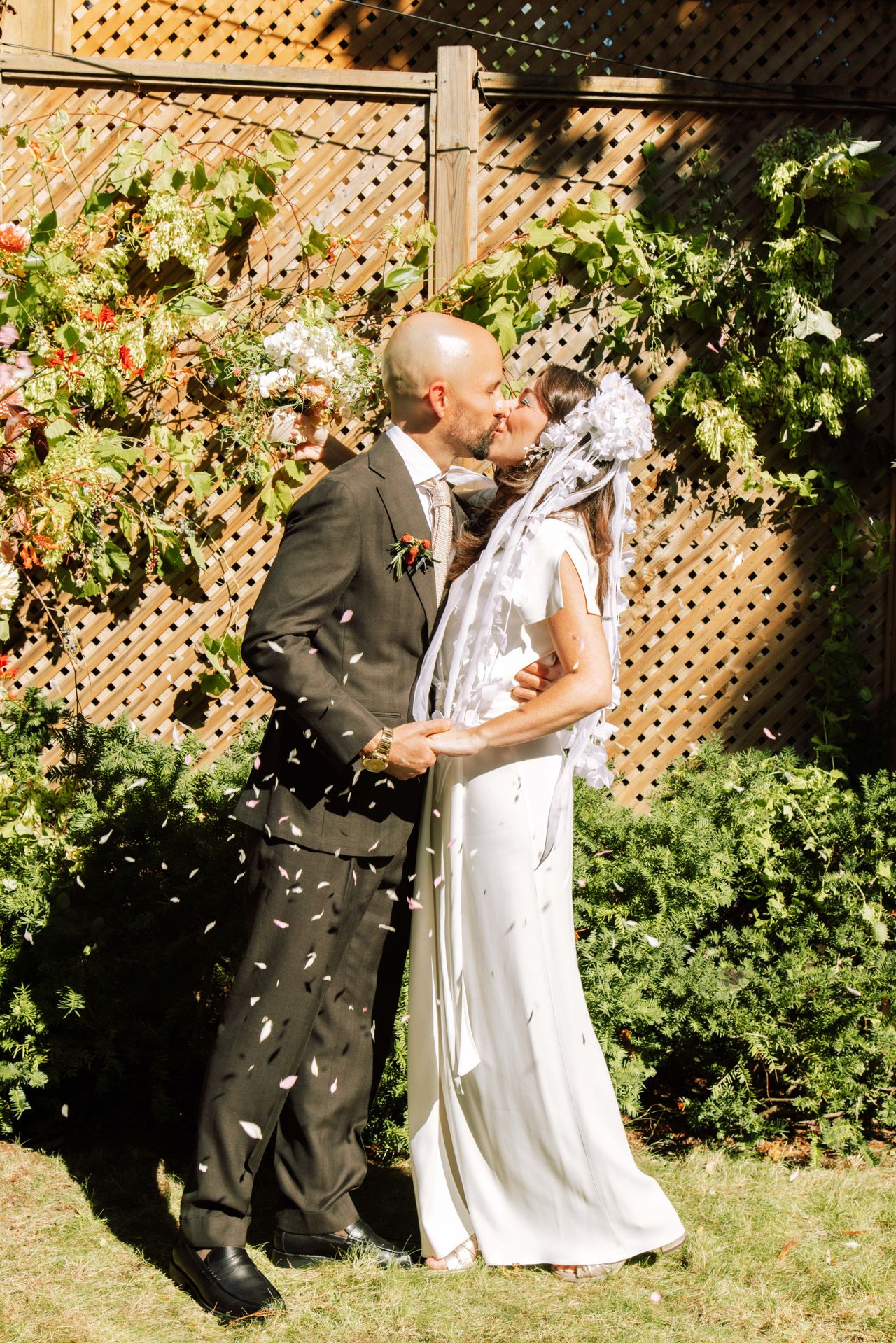Inside the epicurean backyard wedding of two pasta-loving gourmands