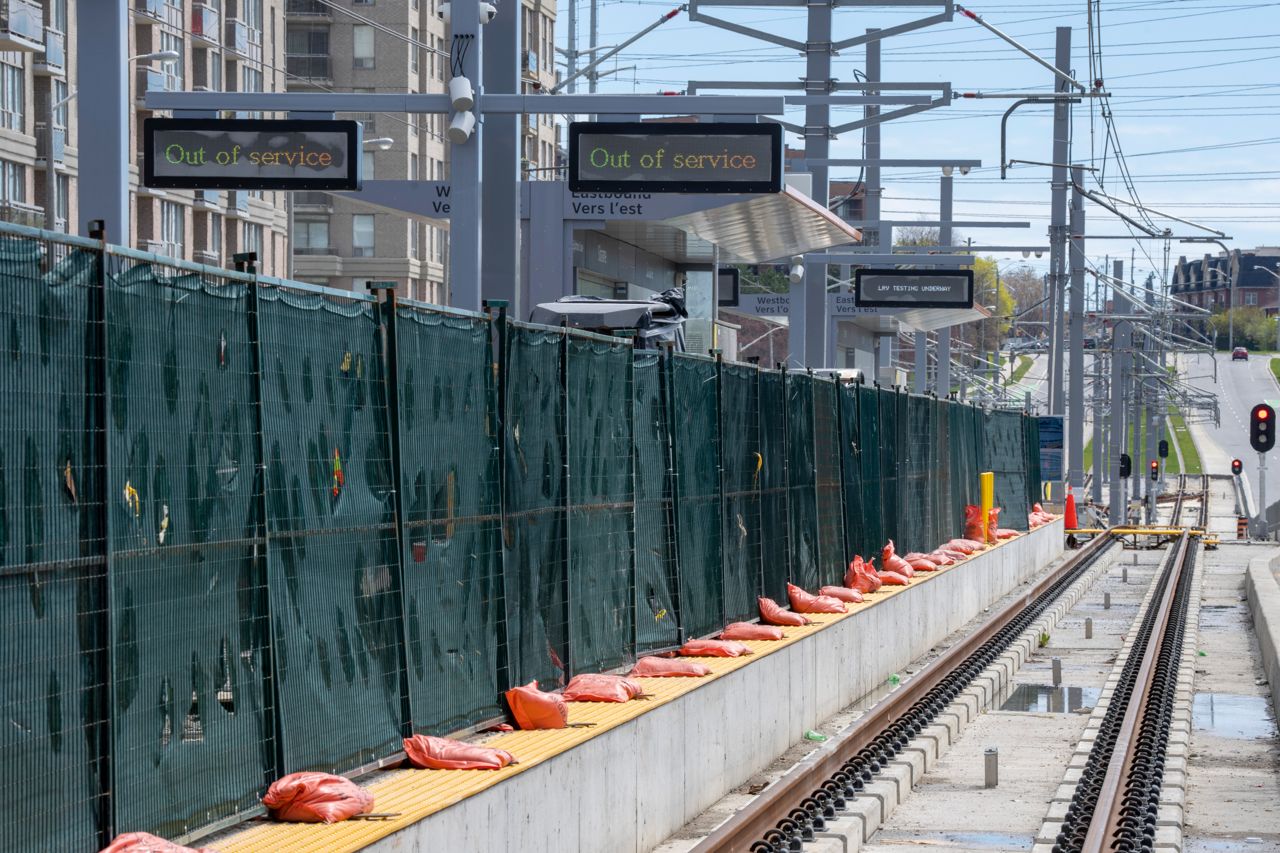 Never mind, the Eglinton Crosstown doesn't actually have an opening date