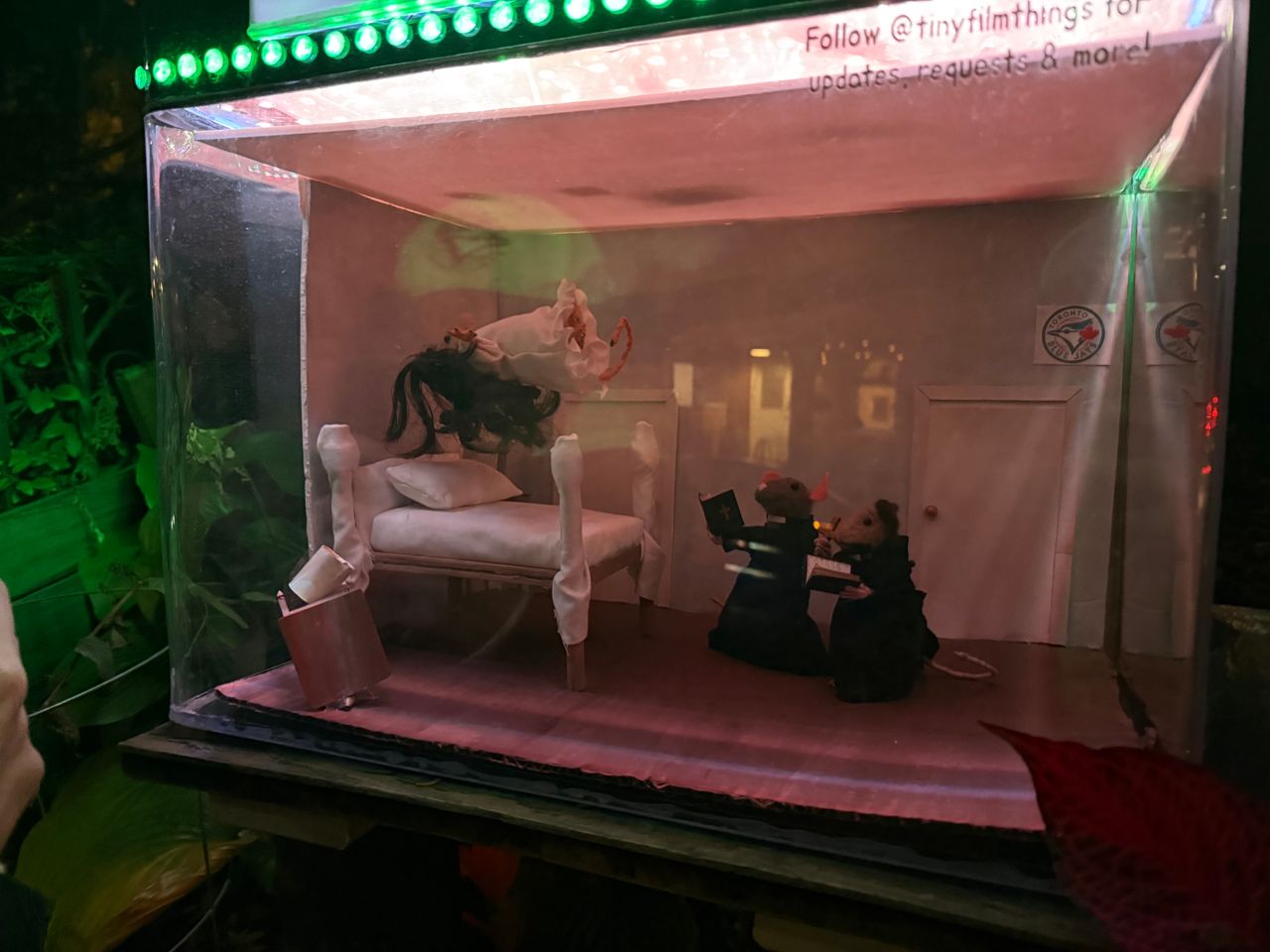A Toronto artist is recreating famous film scenes in miniature, and the stars are mice