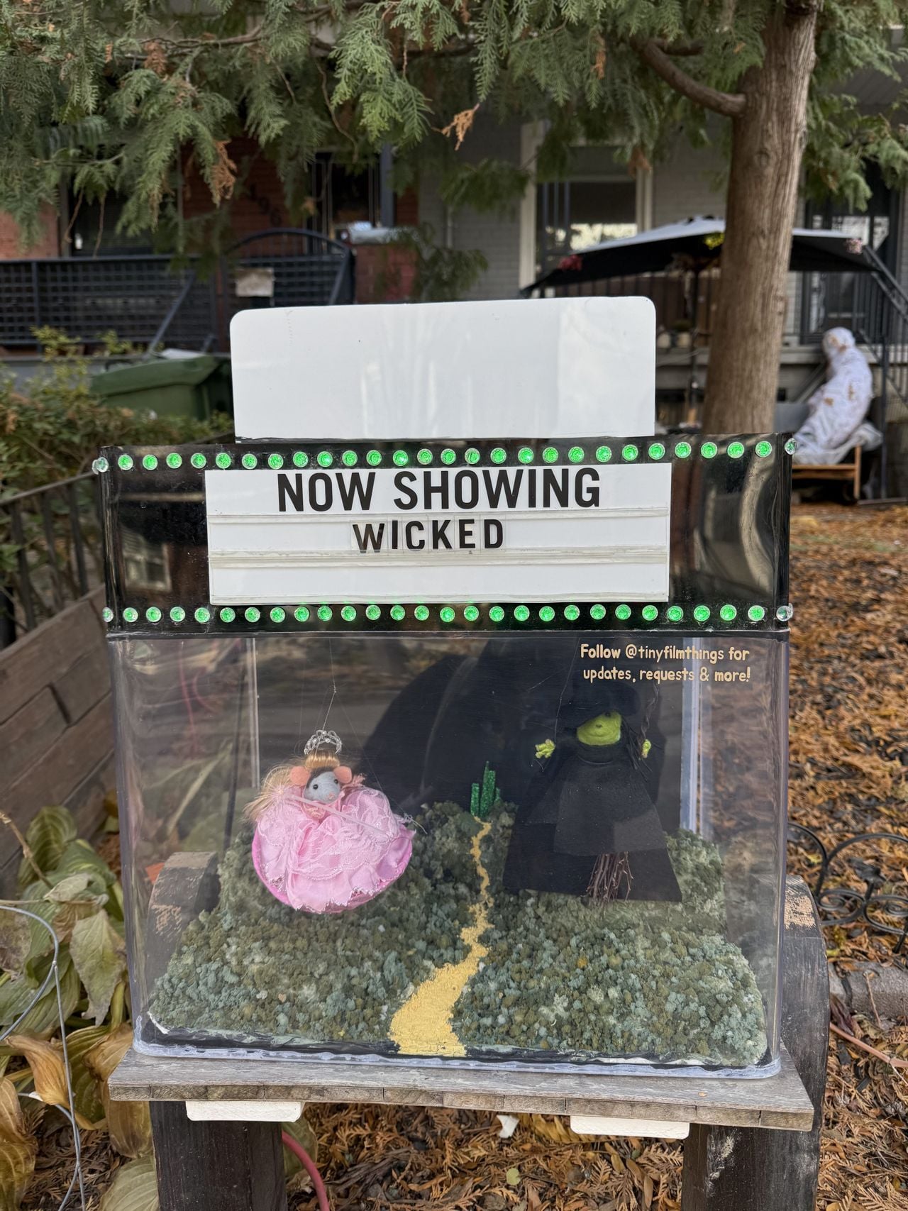 A Toronto artist is recreating famous film scenes in miniature, and the stars are mice