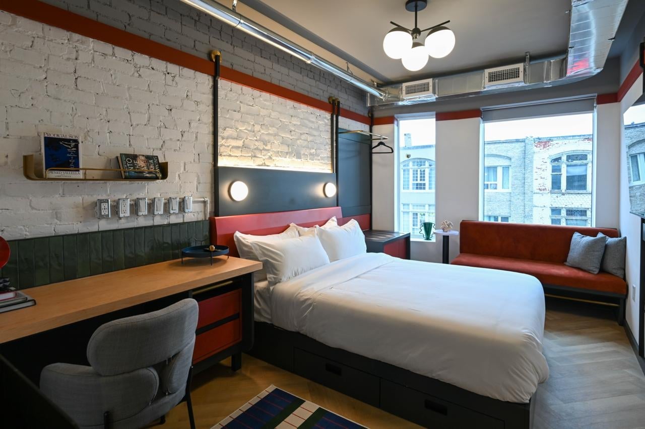 A room at Nomas hotel in Toronto