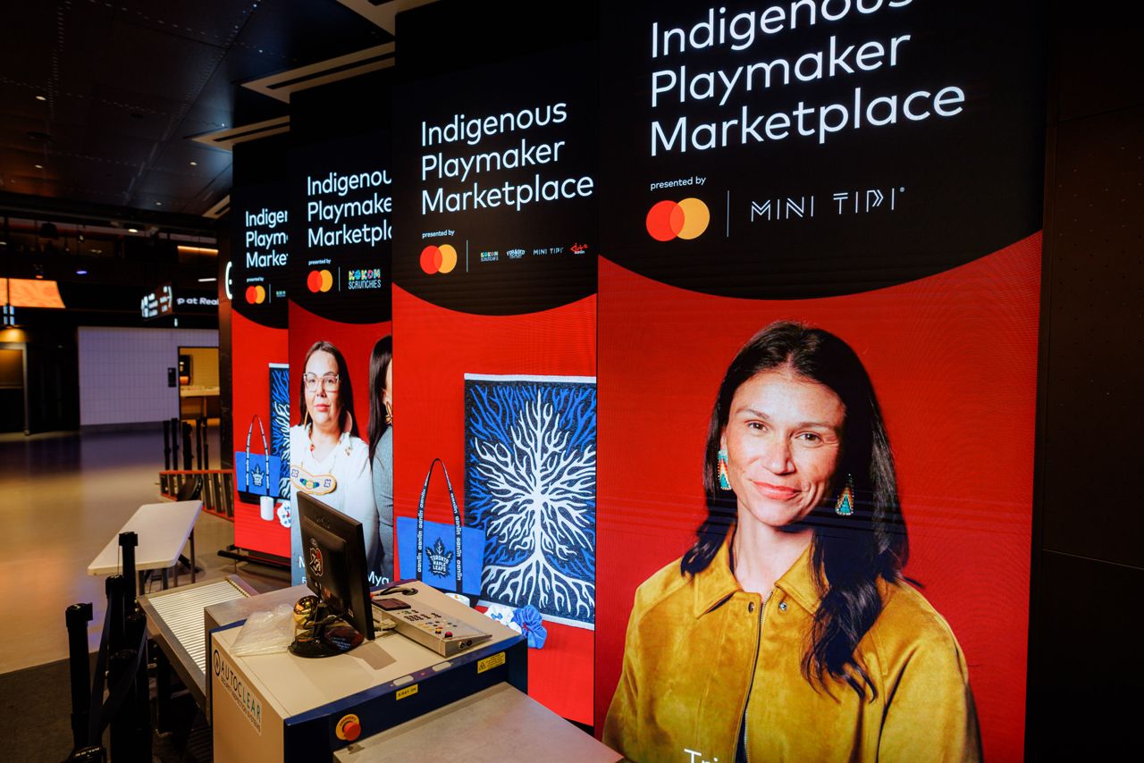 Inside Mastercard’s Indigenous Playmaker Marketplace at Scotiabank Arena