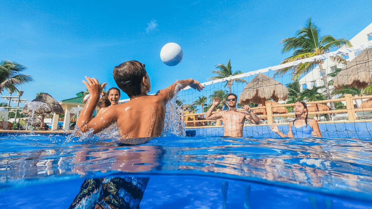 Gorgeous beach views and oceanside delights await at Iberostar in Cancún
