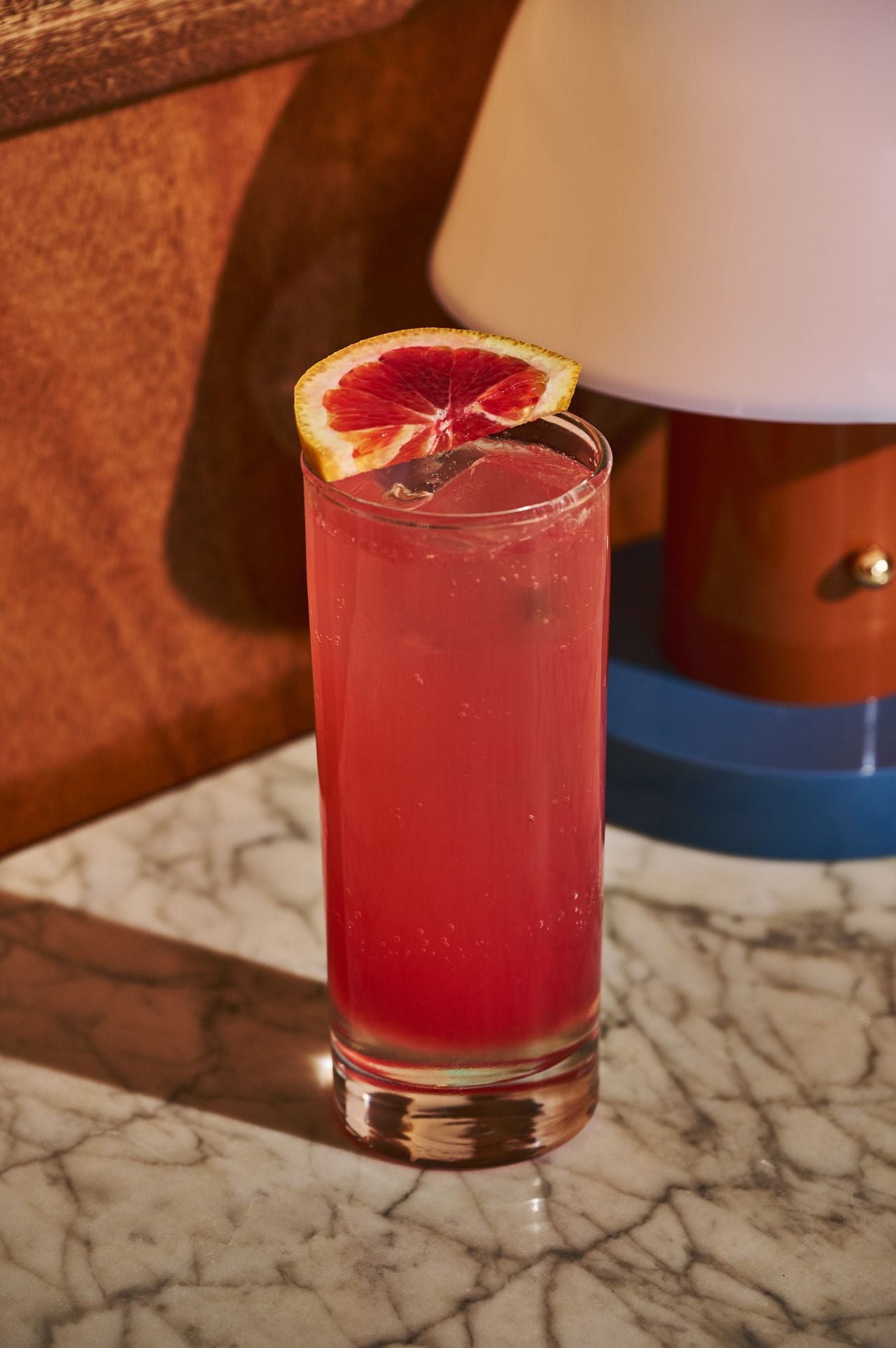 The Sole Rosso, a tequila-based cocktail