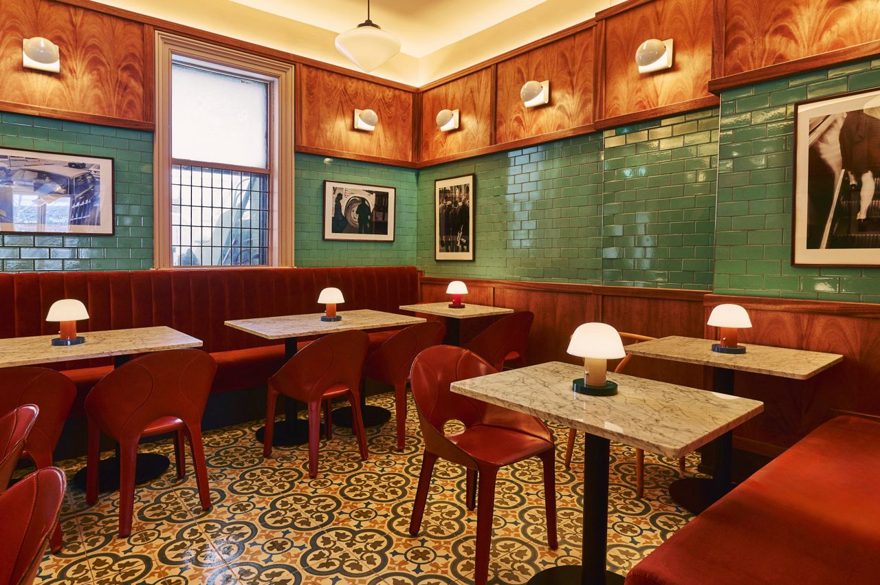 The back dining room at Proper