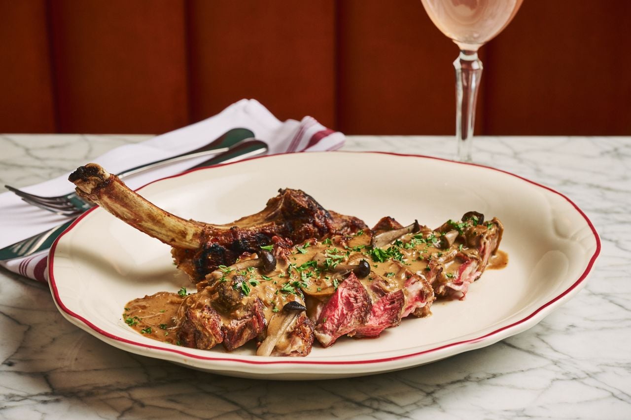 Veal chop marsala