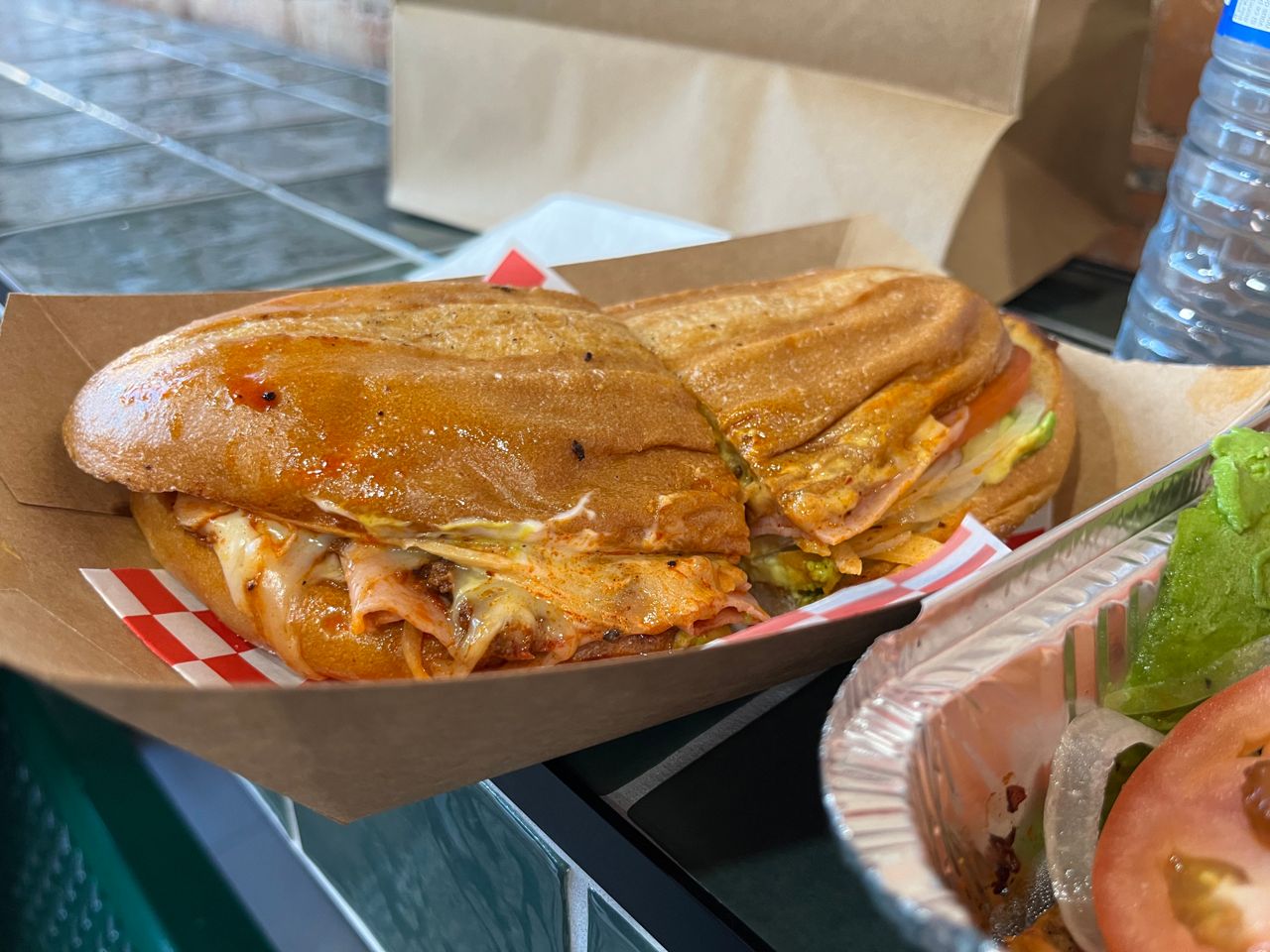 A Cubano sandwich