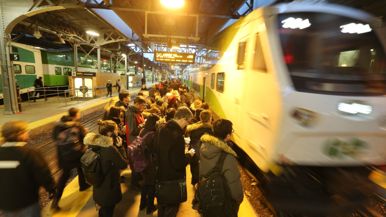 A GO train stuck near Union is causing chaos for commuters this morning