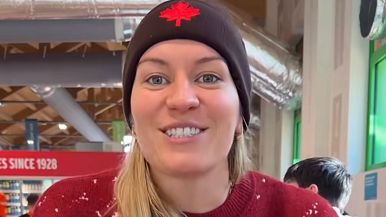 Natalie Spooner is the Olympic Village's self-appointed dessert critic