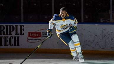 “It’s a sport at a crossroads, and that’s an interesting place”: Director Hubert Davis on remaking the hockey classic Youngblood