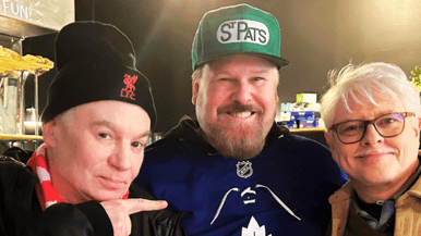 Mike Myers and Dave Foley paid a visit to the Rivoli