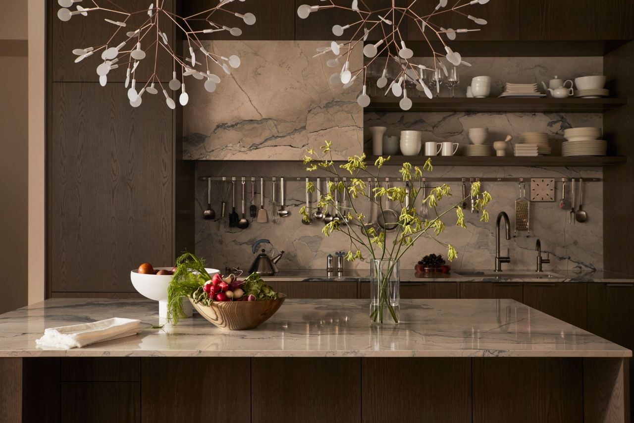 Beautiful marble kitchen
