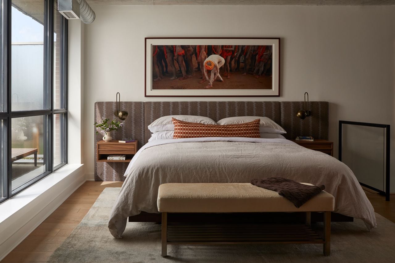 This couple downsized into an elegant two-storey condo—and their daughter handled interior design