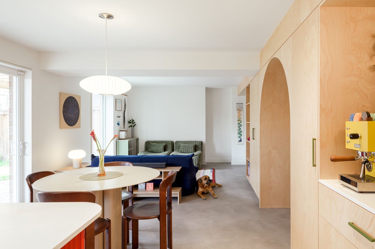 This couple transformed a basement suite into a colourful paradise