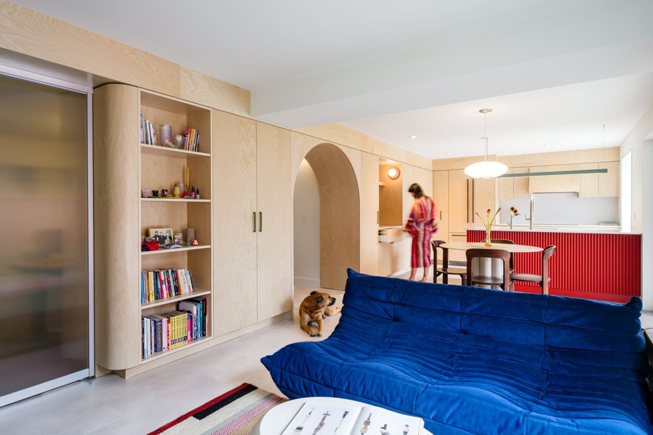 This couple transformed a basement suite into a colourful paradise