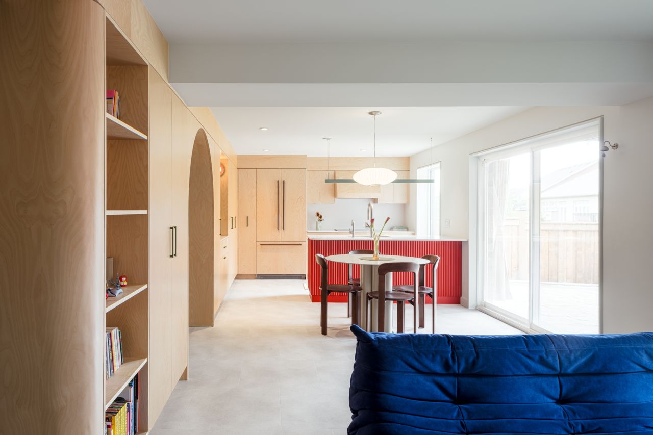 This couple transformed a basement suite into a colourful paradise