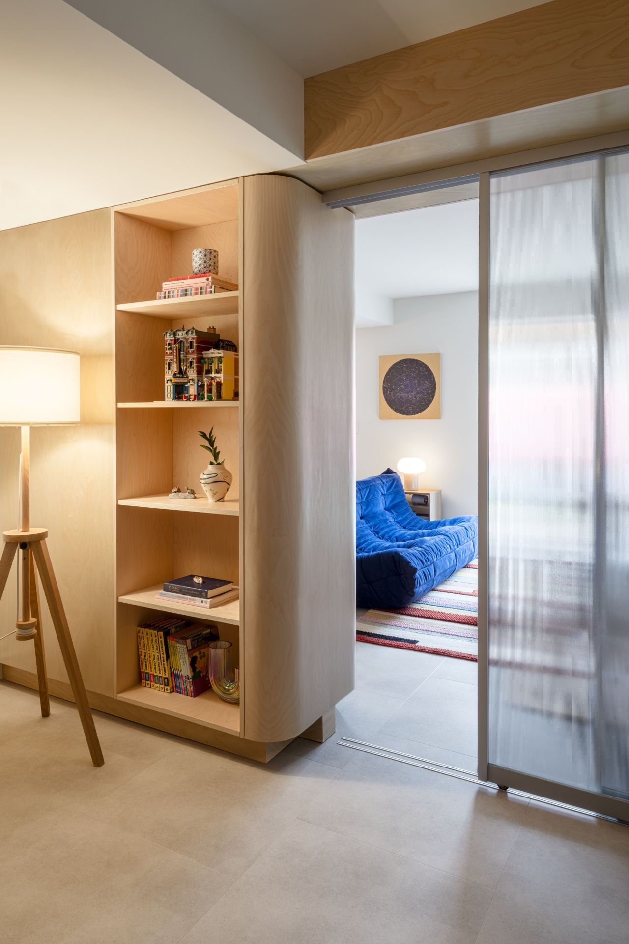 This couple transformed a basement suite into a colourful paradise