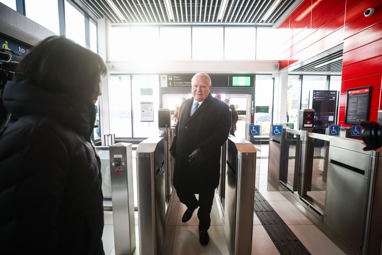 Doug Ford feels we should be more positive about the Eglinton Crosstown LRT