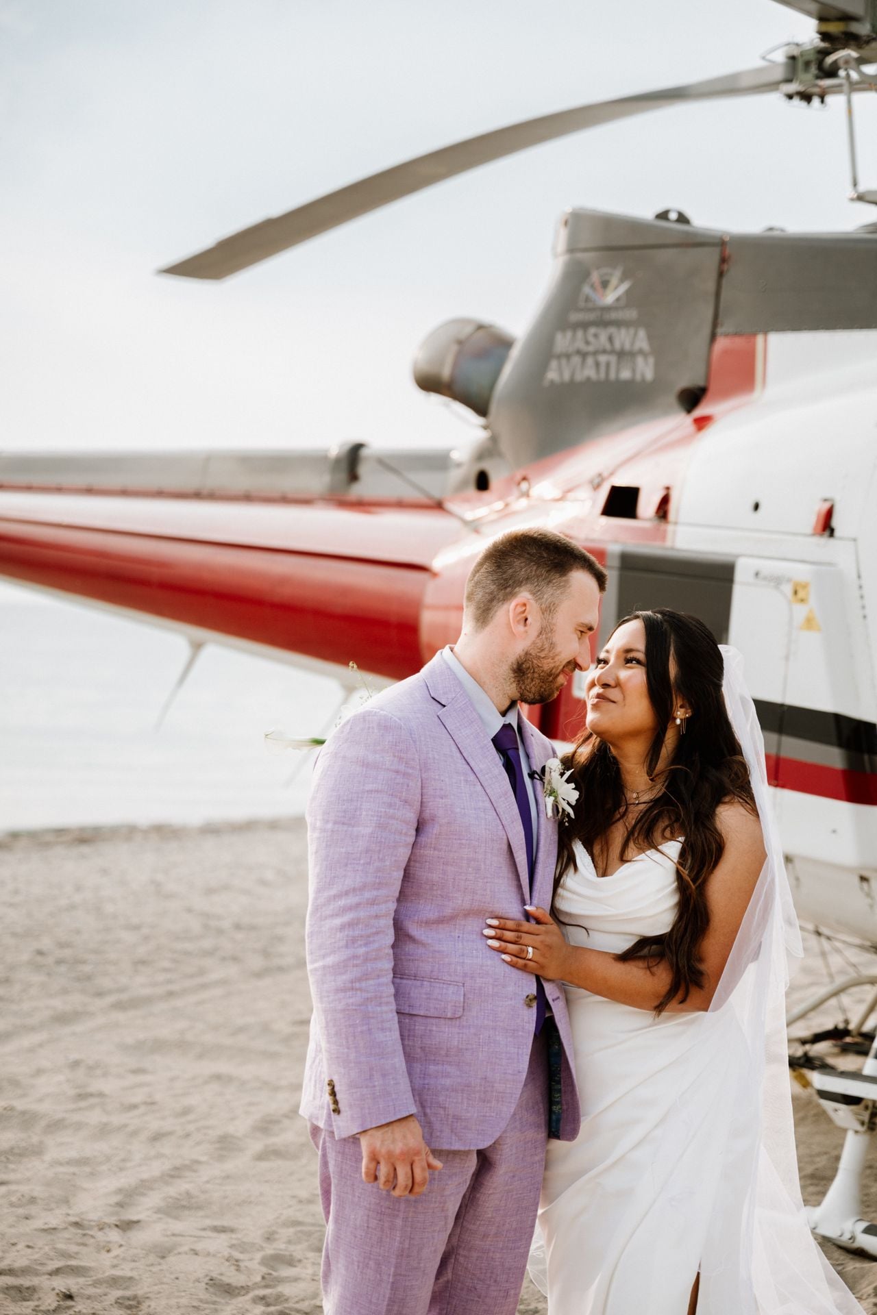 Real Weddings: Inside the secret celebration of a couple who eloped by helicopter