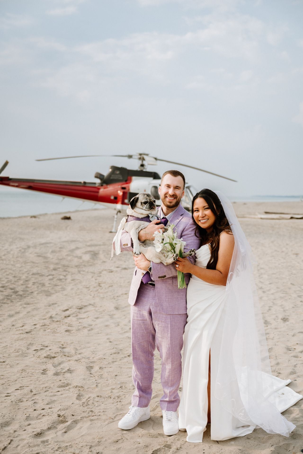Real Weddings: Inside the secret celebration of a couple who eloped by helicopter