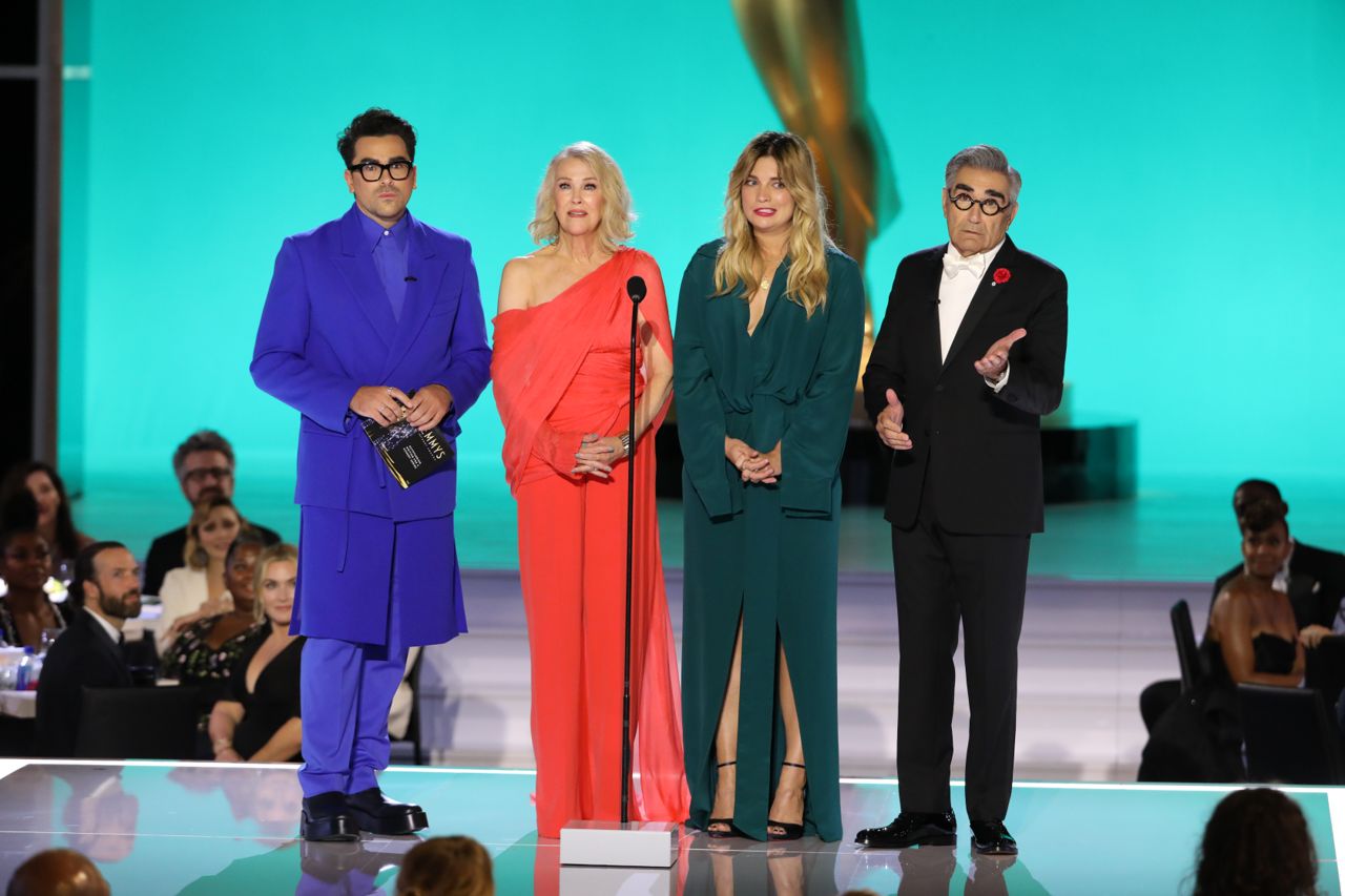 Catherine O'Hara's Schitt's Creek castmates pay tribute to the comedy legend