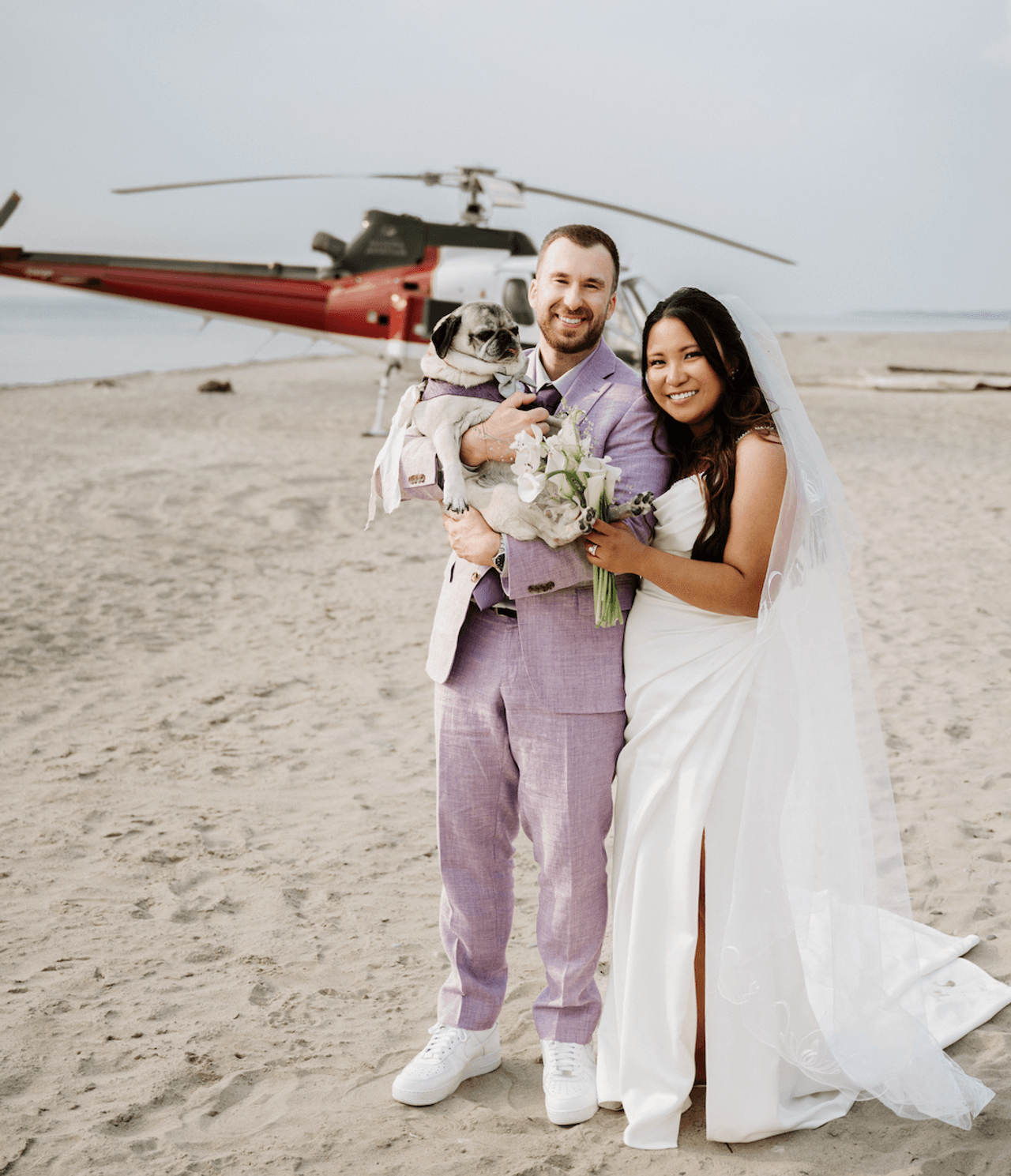 Real Weddings: Inside the secret celebration of a couple who eloped by helicopter