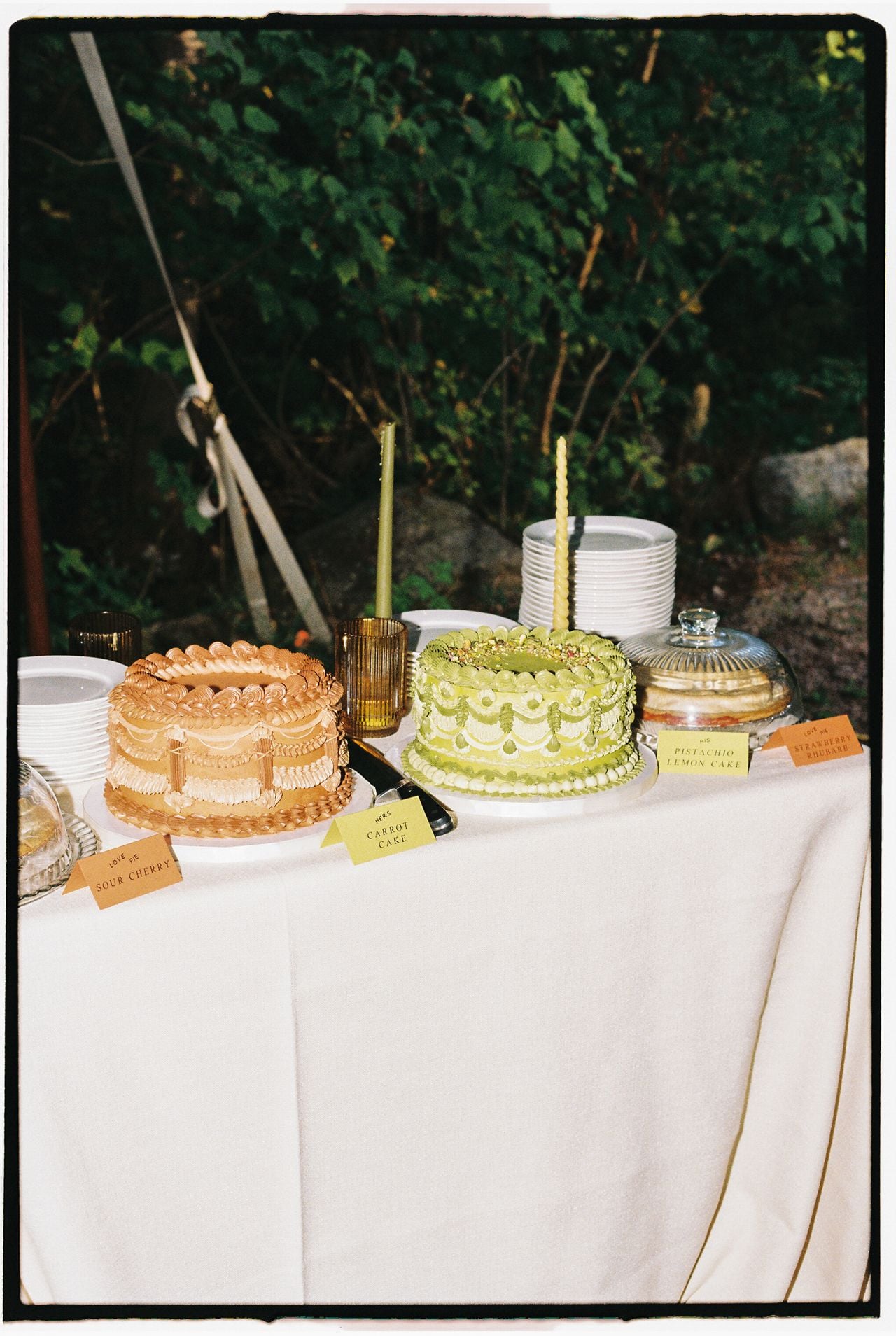 Inside a disco rodeo–themed wedding at a log cabin